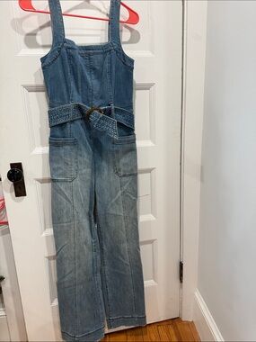 Anthropologie Light Blue Denim Label Detail